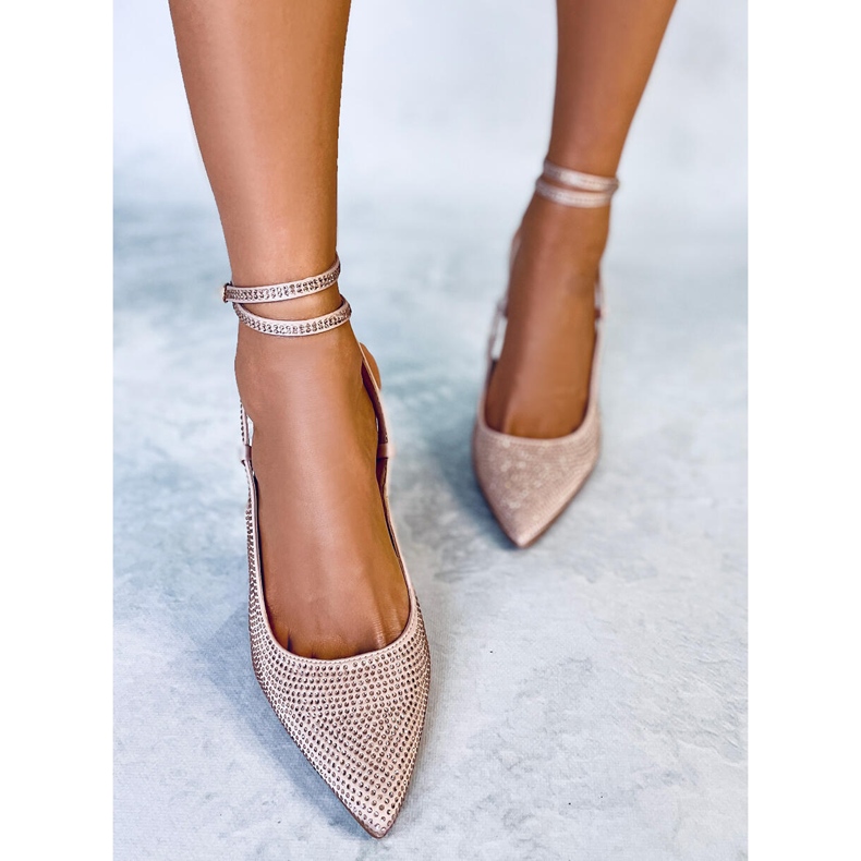 BM Alfinetes amarrados com pedras Bonnie Nude rosa 1