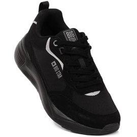 Tênis esportivo masculino Black Big Star LL174236 preto 1