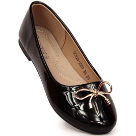 Bailarinas femininas laqueadas pretas Vinceza OCA23-2257 preto 1