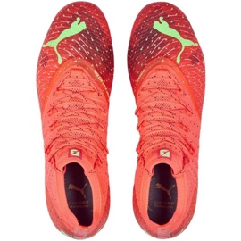 Chuteira Puma Future 1.4 Fg Ag M 106989 03 laranja laranjas e vermelhos 1