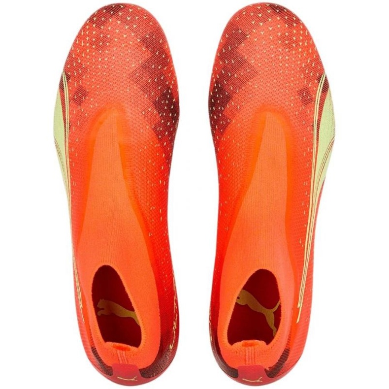 Chuteiras Puma Ultra Match+ Ll FG/AG M 107032 03 laranja laranjas e vermelhos 2