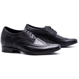 Olivier Sapatos masculinos aumentando a visibilidade 617P preto 2