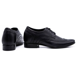 Olivier Sapatos masculinos aumentando a visibilidade 617P preto 3