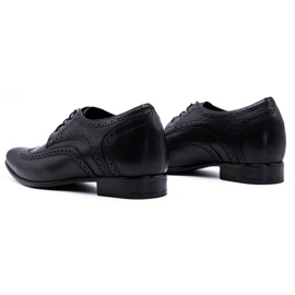 Olivier Sapatos masculinos aumentando a visibilidade 617P preto 4