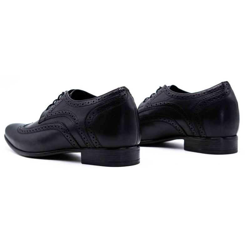 Olivier Sapatos masculinos aumentando a visibilidade 617P preto 4