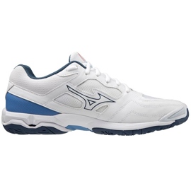 Tênis de handebol Mizuno Wave Phantom 3 M X1GA226022 branco branco 1