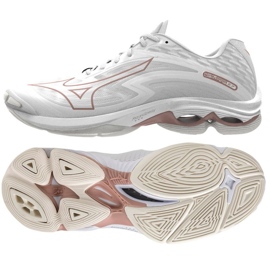 Tênis de vôlei Mizuno Wave Lightning Z7 W V1GC220036 branco branco 1