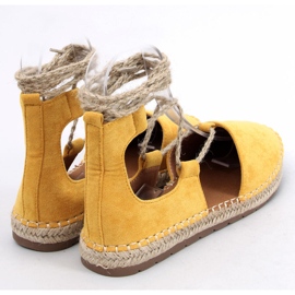 BM Espo Espadrille amarela com amarração no tornozelo amarelo 1