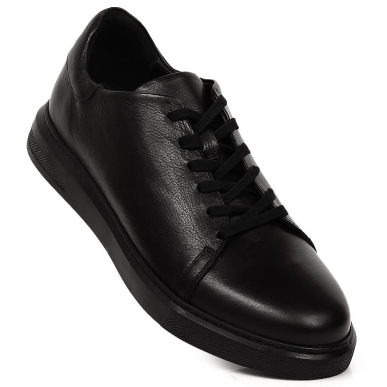 Sapatos esportivos masculinos de couro preto T.Sokolski W22-472 1