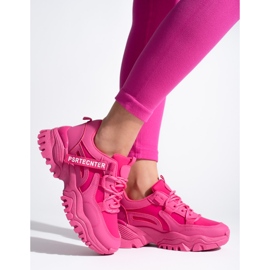 Seastar Sapatilhas Shelovet cor-de-rosa de mulher com sola grossa 1 Seastar Sapatilhas Shelovet cor-de-rosa de mulher com sola grossa 1