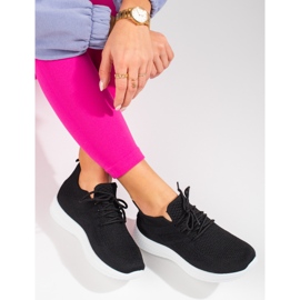 Sapatos desportivos em tecido preto Shelovet 1