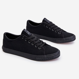 News Tênis feminino clássico com cadarço preto Eleya 1