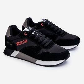 Tênis esportivo masculino com sistema de espuma viscoelástica Big Star LL174158 preto 1