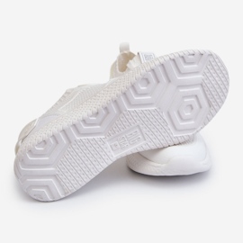 Tênis feminino confortável sistema de espuma viscoelástica Big Star LL274415 branco 2