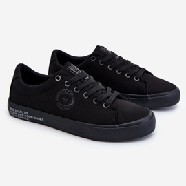 Tênis têxtil baixo masculino Big Star LL174078 preto 1