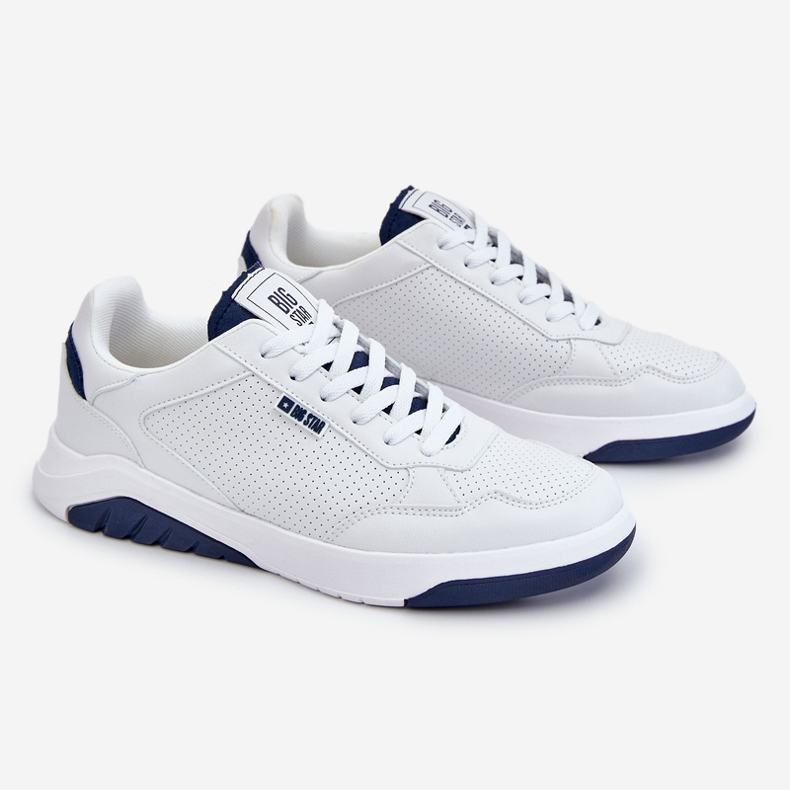 Tênis esportivo masculino Big Star de espuma viscoelástica JJ174318 branco 1