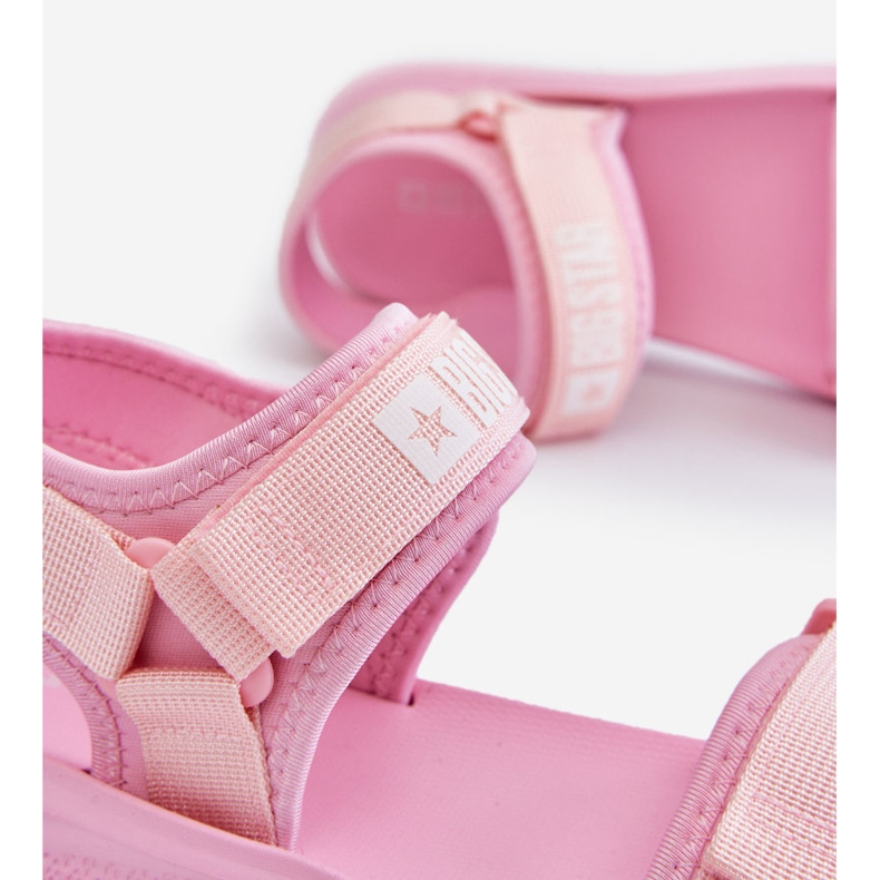 Sandálias esportivas femininas Big Star LL274729 rosa 2