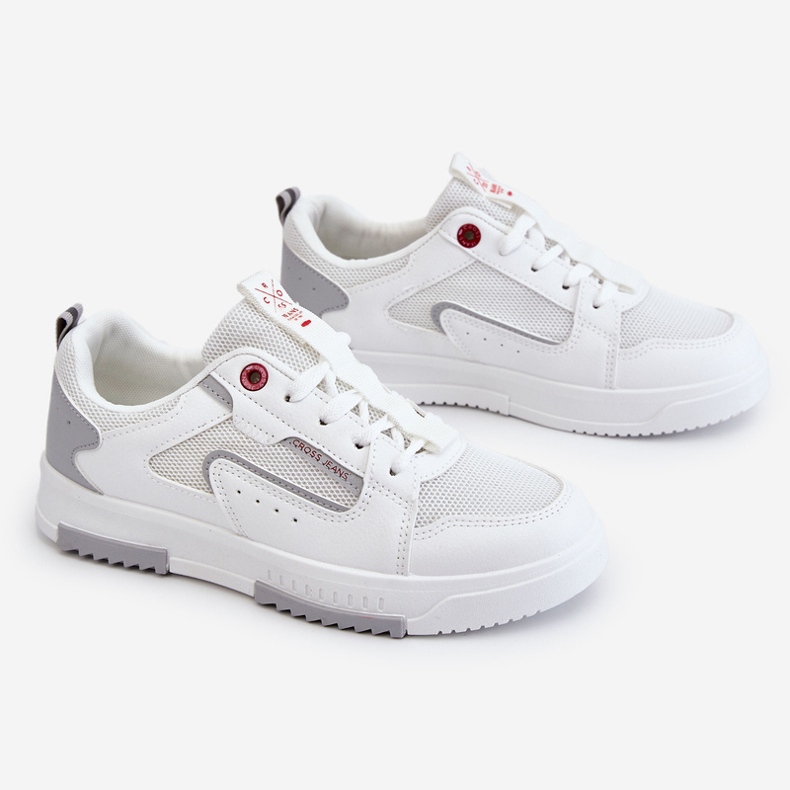 Tênis feminino cross jeans baixo LL2R4011C branco 1