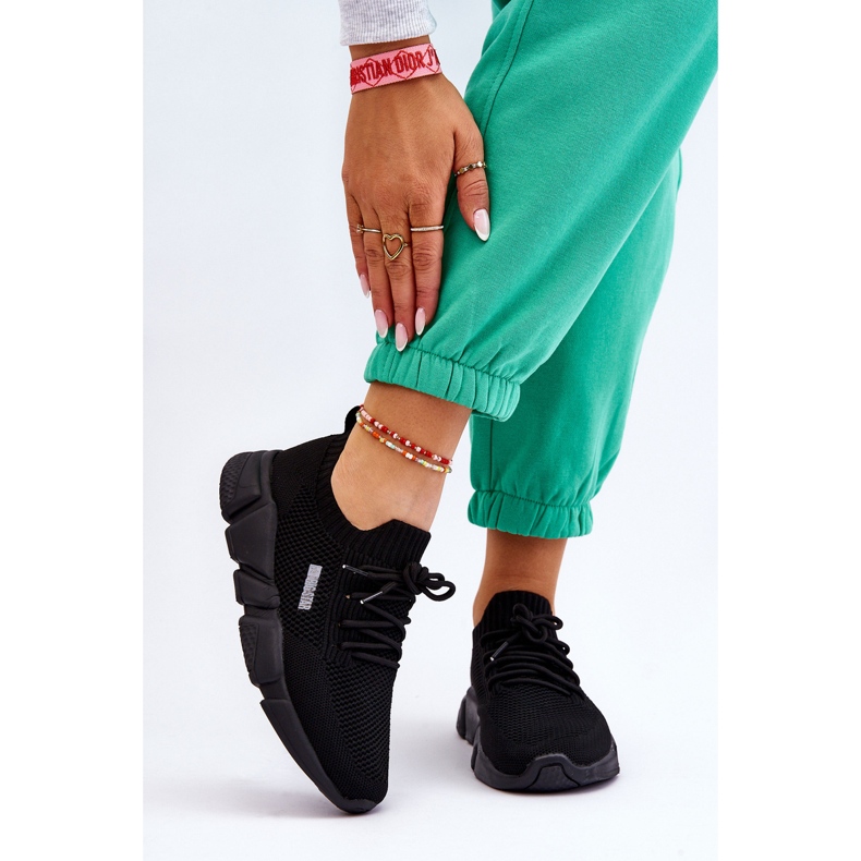 Tênis feminino leve sistema de espuma viscoelástica Big Star JJ274269 preto 1