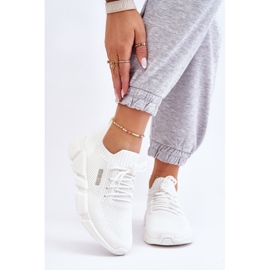 Tênis feminino leve sistema de espuma viscoelástica Big Star JJ274268 branco 1