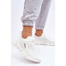 Tênis feminino leve sistema de espuma viscoelástica Big Star JJ274268 branco 2