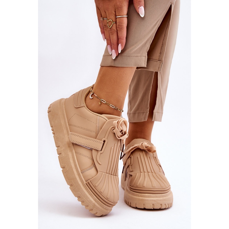 PG1 Sapatos esportivos da moda femininos bege Genesis 1