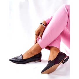 Brogues feminino Laura Messi Black 2074 preto 4