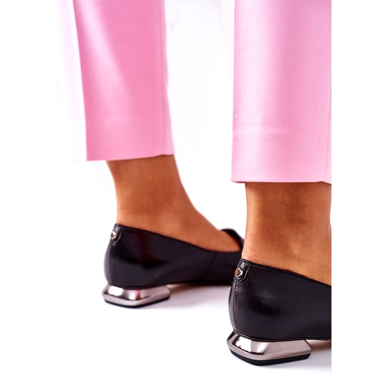 Brogues feminino Laura Messi Black 2074 preto 2