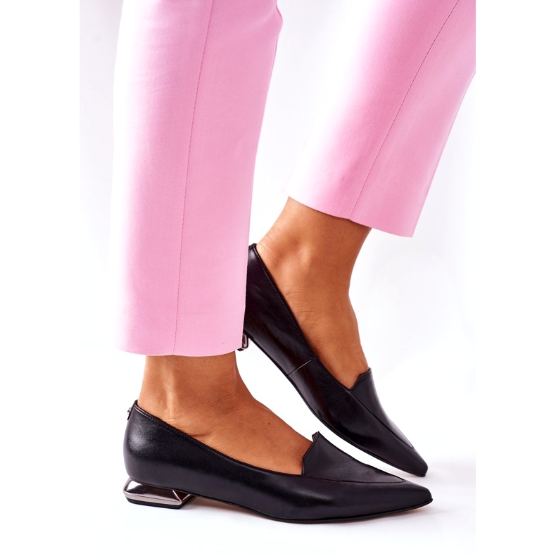 Brogues feminino Laura Messi Black 2074 preto 1