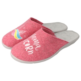 Sapatos femininos Befado 235D186 rosa cinza multicolorido 2