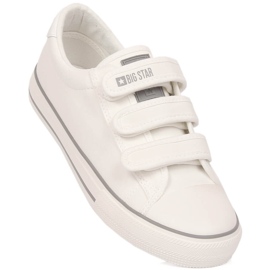 Tênis com velcro branco Big Star LL274A203 1