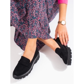 Sapatos de mulher Vinceza pretos em camurça 1