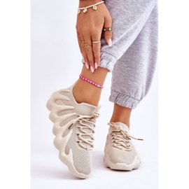 PG1 Tênis sem cadarço feminino Beige Myles bege 1