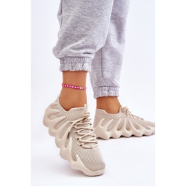 PG1 Tênis sem cadarço feminino Beige Myles bege 2