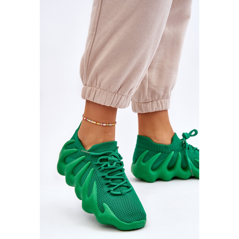 PG1 Tênis sem cadarço feminino Green Myles verde 2