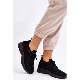 PG1 Sapatos esportivos femininos sem cadarço pretos Ellison 2