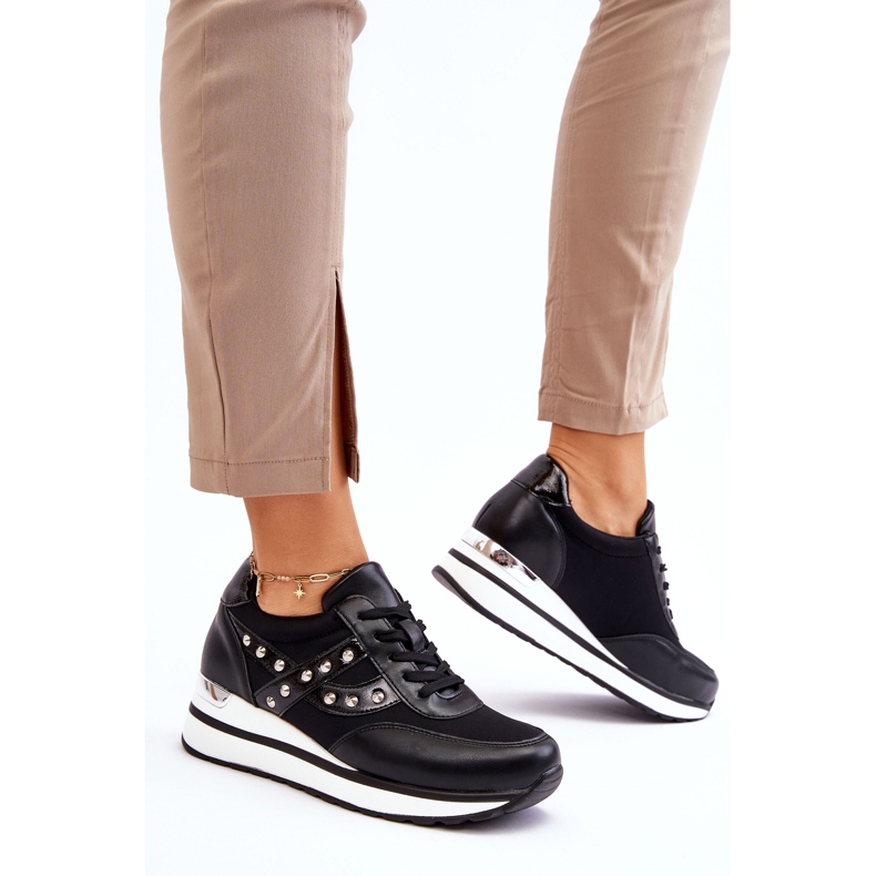 PG1 Tênis preto Adley Studded 2