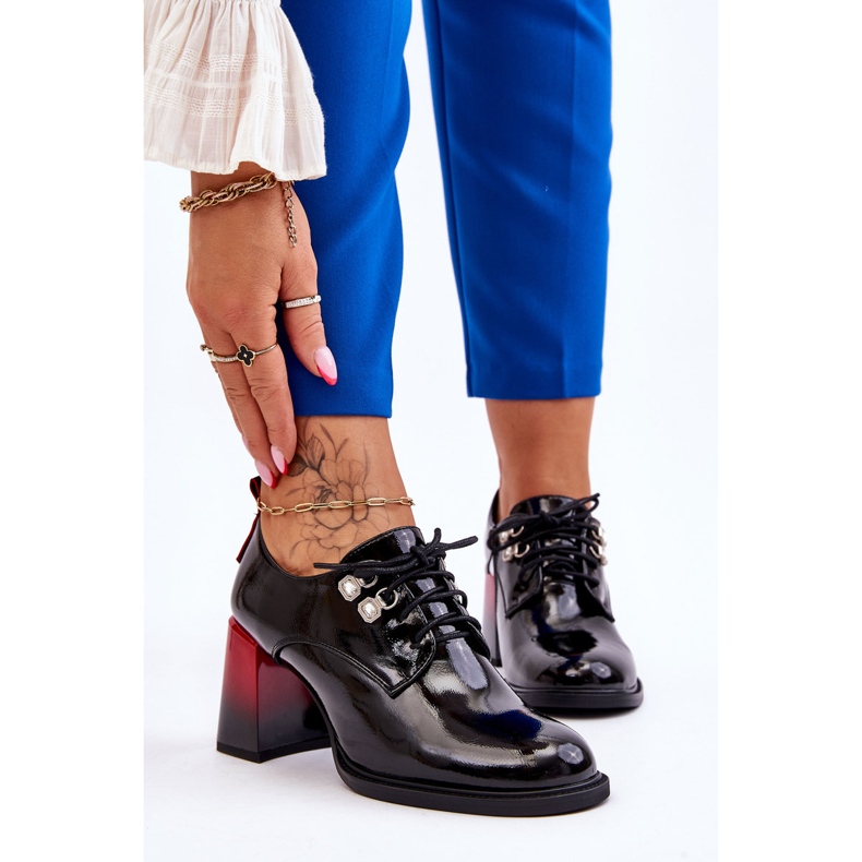 S.Barski Salto alto preto da moda Darren 1