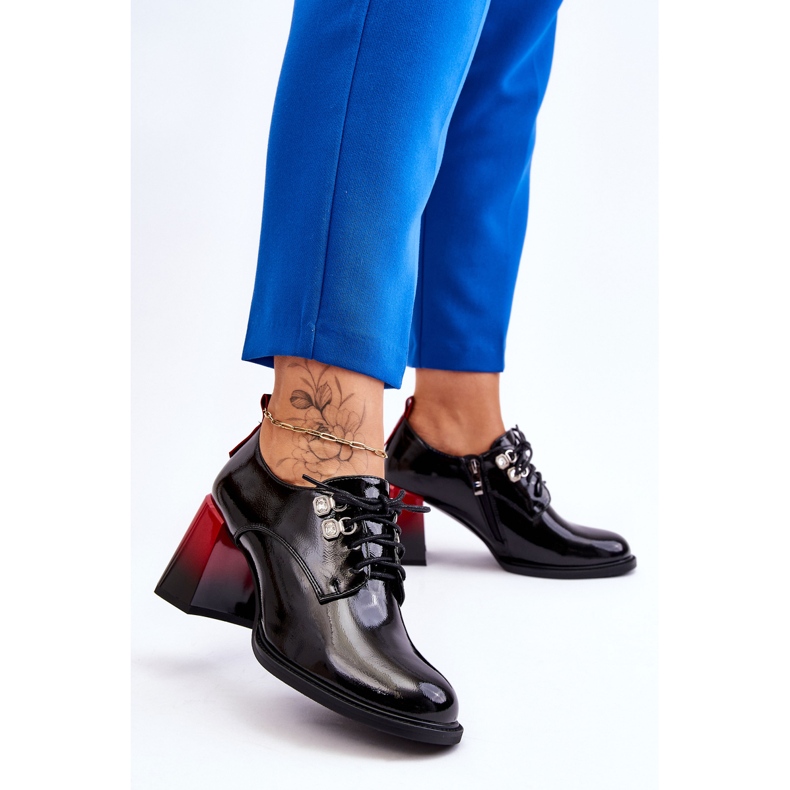 S.Barski Salto alto preto da moda Darren 2