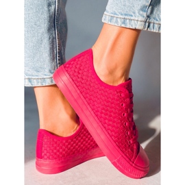 Tênis vermelho liso Sears 2