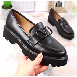 Sapatos de salto alto e plataforma pretos de mulher Vinceza 16380 1