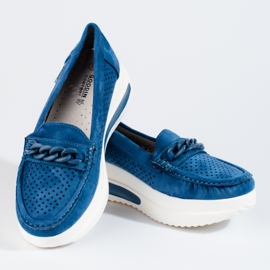 SHELOVET Mocassins plataforma Shlovet azuis de mulher azul 1