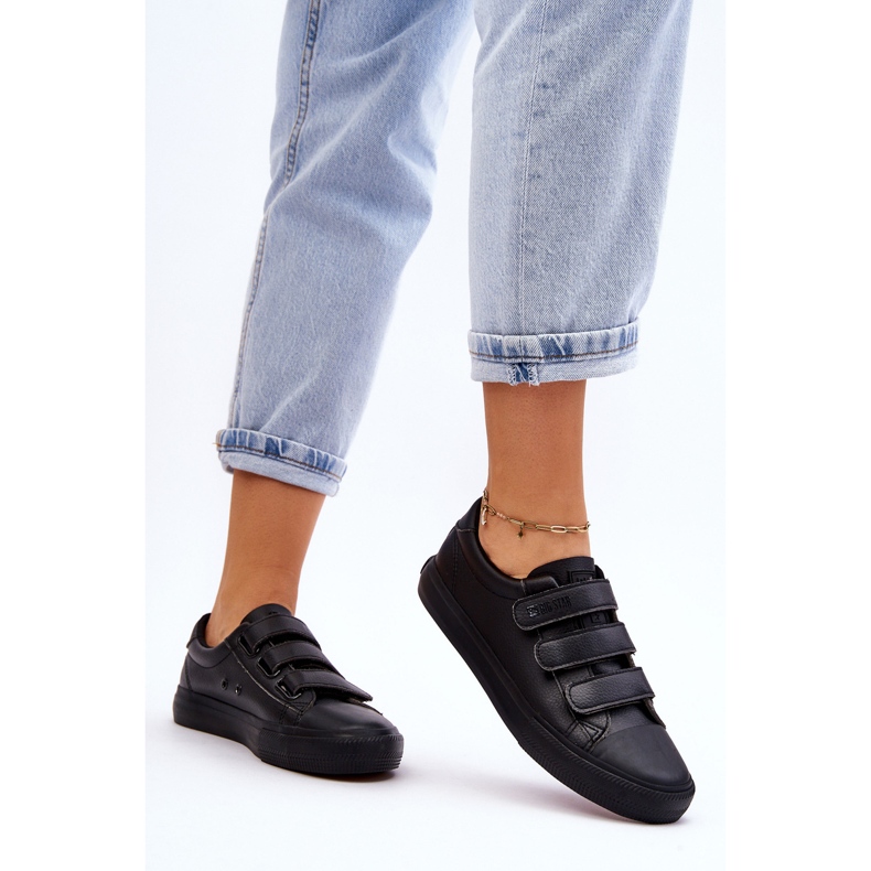 Tênis clássico com velcro Big Star LL274A206 preto 2