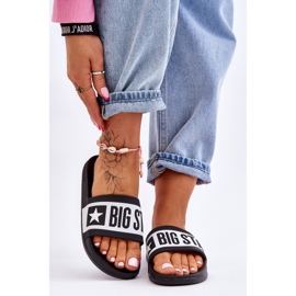 Chinelos femininos clássicos Big Star LL274739 preto 1