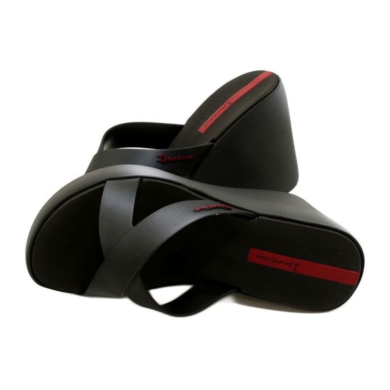 Chinelos de cunha Ipanema 83423 Colore Fem AI975 Preto/Cinza 5