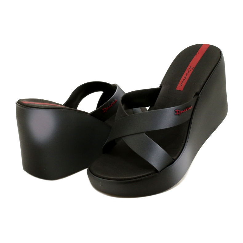 Chinelos de cunha Ipanema 83423 Colore Fem AI975 Preto/Cinza 4