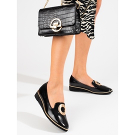 Mocassim Shelovet preto envernizado 1