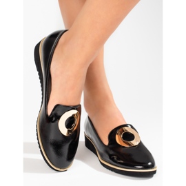 Mocassim Shelovet preto envernizado 2