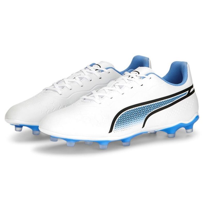 Chuteira Puma King Match FG/AG M 107257 01 branco branco 1