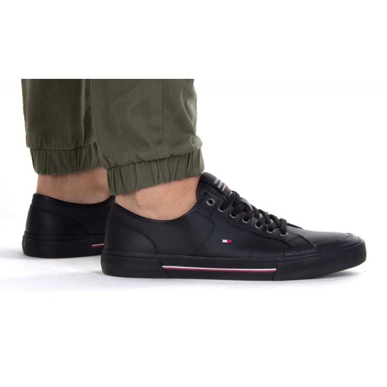Tênis Tommy Hilfiger Core Corporate Vulc M FM0FM04561YBS preto 1